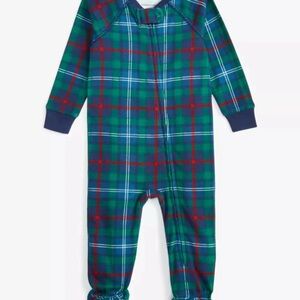 NWT Holiday Lane Bodysuit Green and Blue 3-6 Months